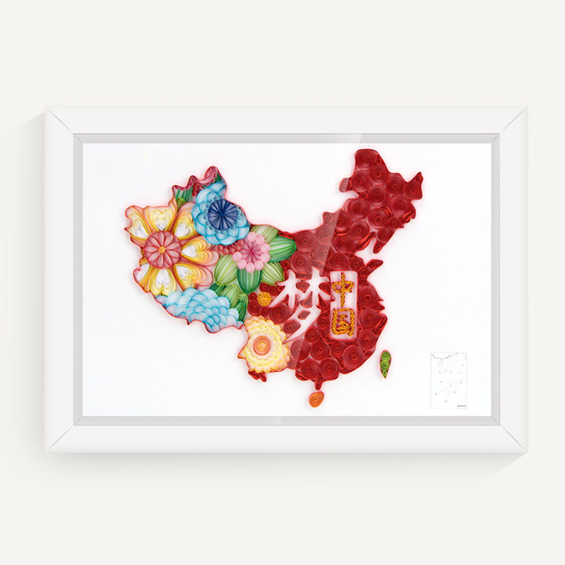 Chinese Dream Paper Painting A3 Finished Paper Paper Art Gift