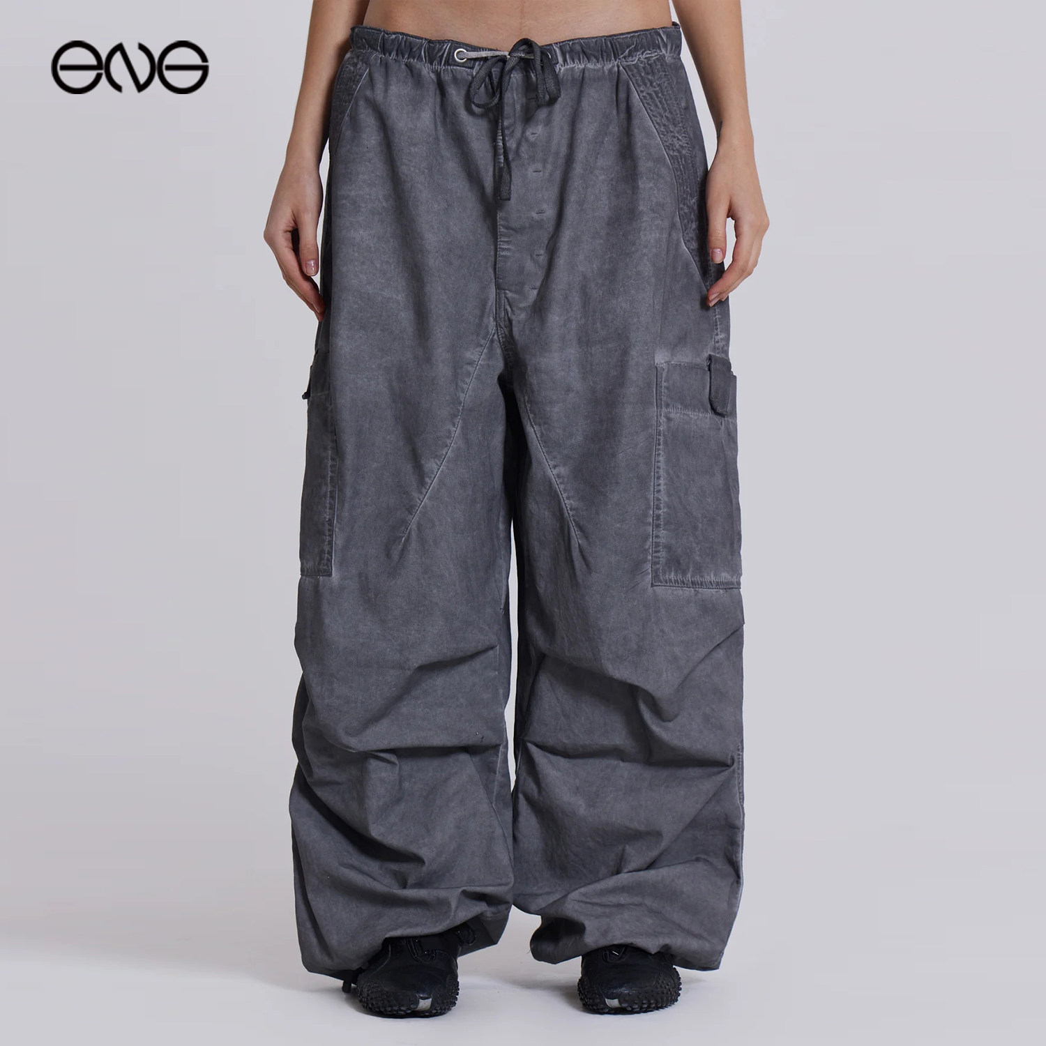 【欧阳娜娜明星同款】JADED LONDON宽松工装裤降落伞休闲长裤男女,淘宝优惠券,粉丝福利购,淘宝优惠卷