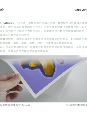 艺术家RachelPatrick馆藏级波普风复古趣味香蕉餐厅高级装饰画芯