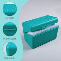 Kesa Index Card Containing Box Card Paper Protection Box Green Grey Plastic Case Translucent Accessories Containing Rectangle