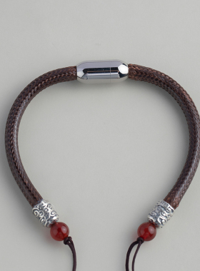 天珠手链编绳半成品可穿珠