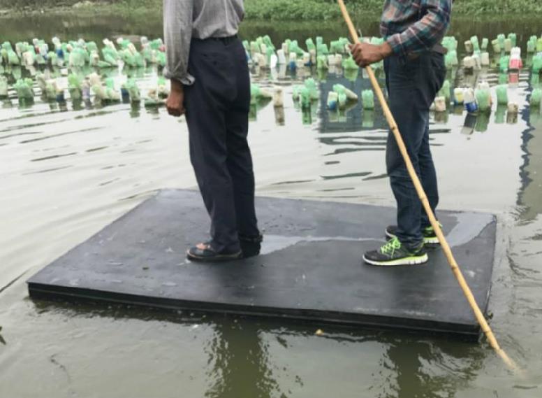 浮船喂璃料d浮板船船沫泡玻饵钢皮划艇板实心浮板泡沫板上浮钓台-图0