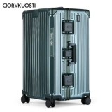 CiorvKuosti Вместительный и большой прочный чемодан для путешествий, увеличенная толщина