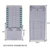 Card box fixed attendance rack combined plastic card bag management card rack punch card slot employee