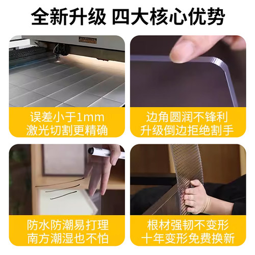 透明亚克力柜门定制防尘简易自装加装玻璃面板小柜子推拉门遮挡板 - 图1