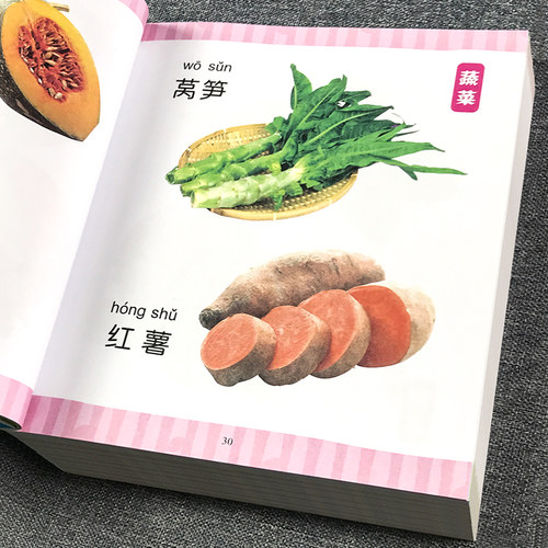 儿童认物大全婴幼儿启蒙认知早教书0-1-2到3-4岁宝宝益智书籍一岁半二三岁幼儿园小孩看图识物童书亲子阅读读物图画书彩图注音绘本 - 图0
