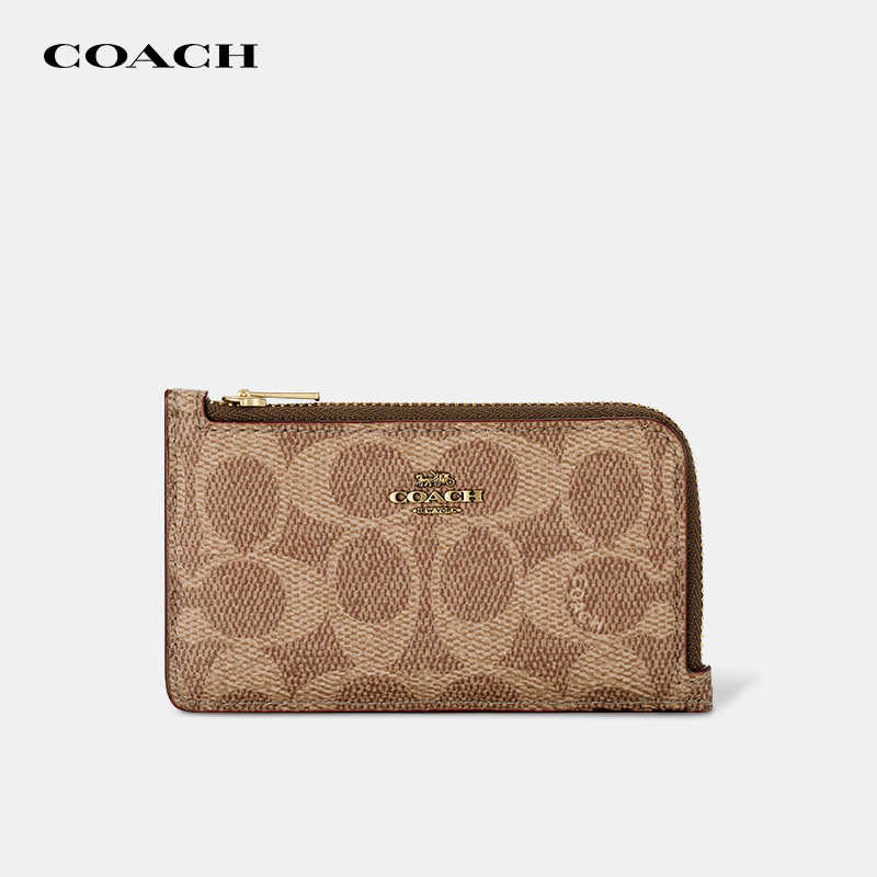 Coach女士短款钱包 新人首单立减十元 2021年12月 淘宝海外