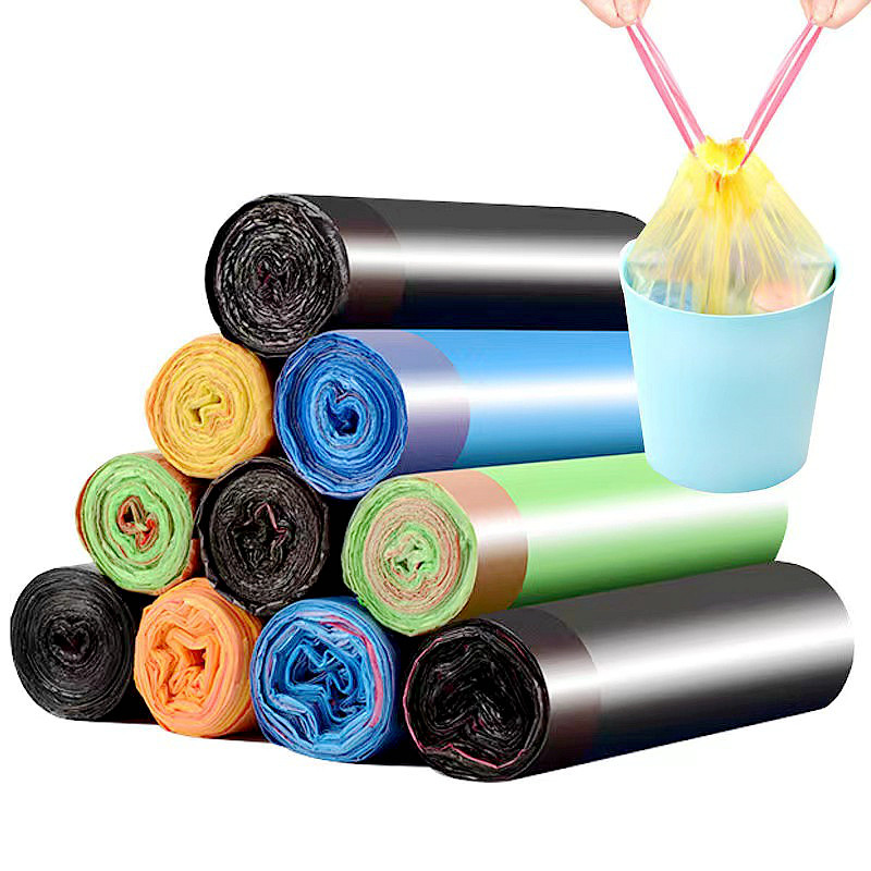 200只垃圾袋家用手提式黑色加厚背心式拉宿舍用学生大号垃圾袋