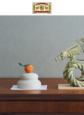 中川政七商店原木镜饼新年装饰