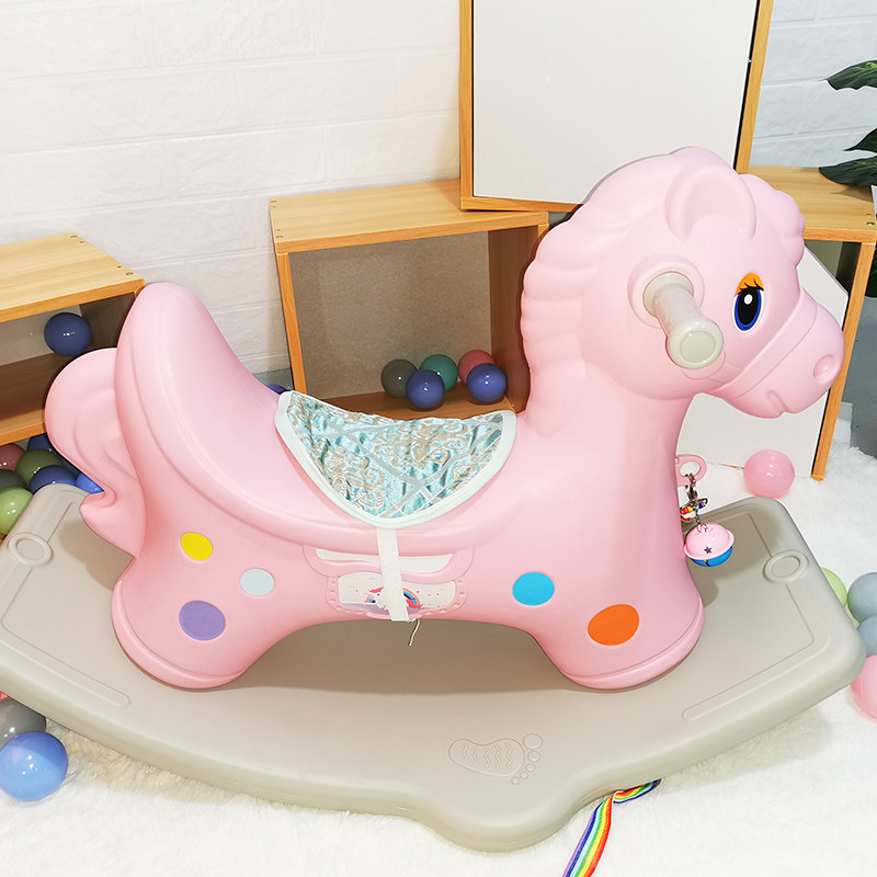 儿童摇马摇椅两用带音乐多功能摇摇马男女小孩滑行扭扭车婴儿木马