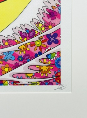 S5h正品限量潮流版画神奈川冲浪里 史努比客厅装饰画玄关艺术挂画