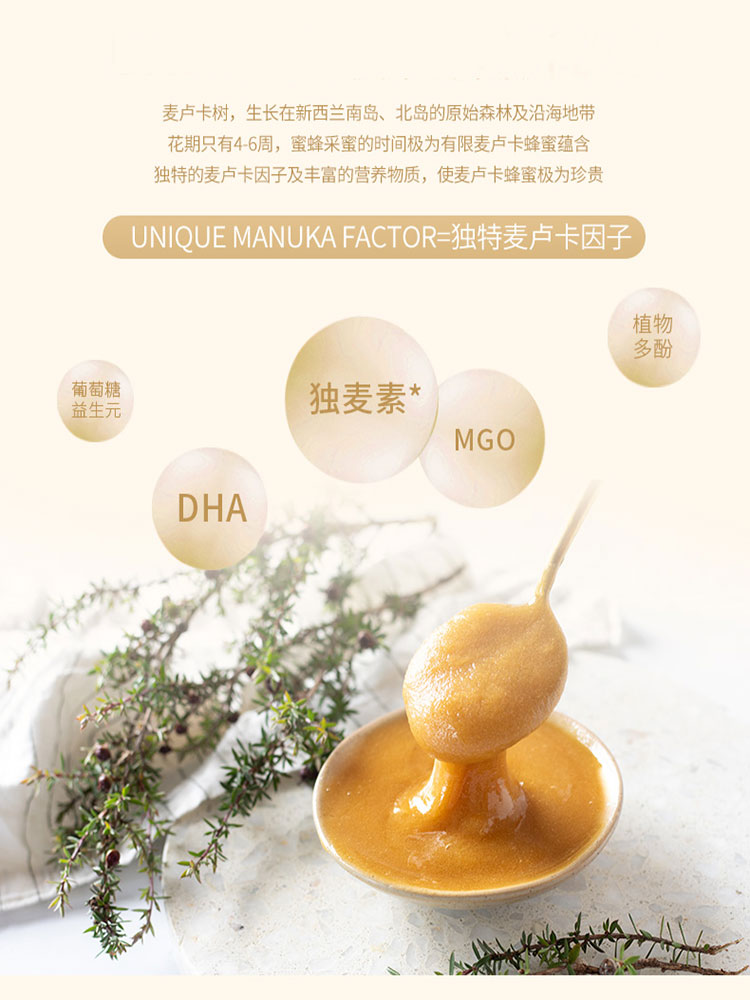 【官方正品】新西兰原装进口康维他麦卢卡蜂蜜15+manuka 纯正天然 - 图1