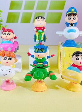 蜡笔小新新次摆件卡通公仔桌面