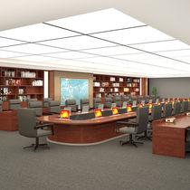 Simple Letter Paperless Meeting Table Intelligent System Lifter Lift Screen Large Conference Table Paint Table Desk Set