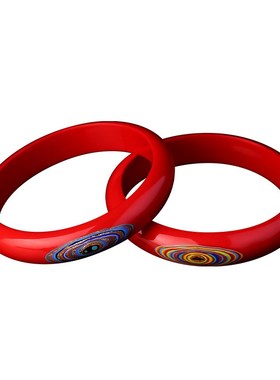 贵州万山朱砂凤翎手镯朱砂珐琅彩手镯女生民族风情侣礼物