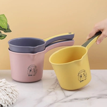 Wife adults Home Kitchen Water Ladle Thickened Plastic Water Spoons Bath Scoop water spoons Dried water Ladle Children Wash