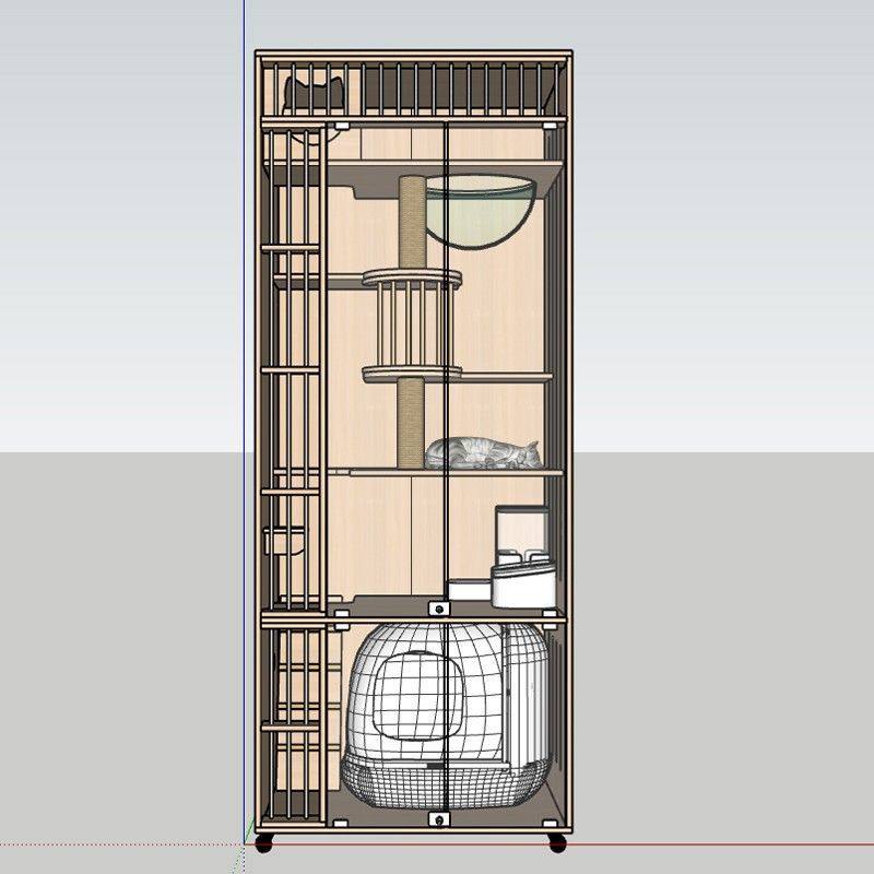实木猫笼设计定制阳台猫别墅防飞毛超大自由空间猫窝三层猫柜猫舍,淘宝优惠券,粉丝福利购,淘宝优惠卷