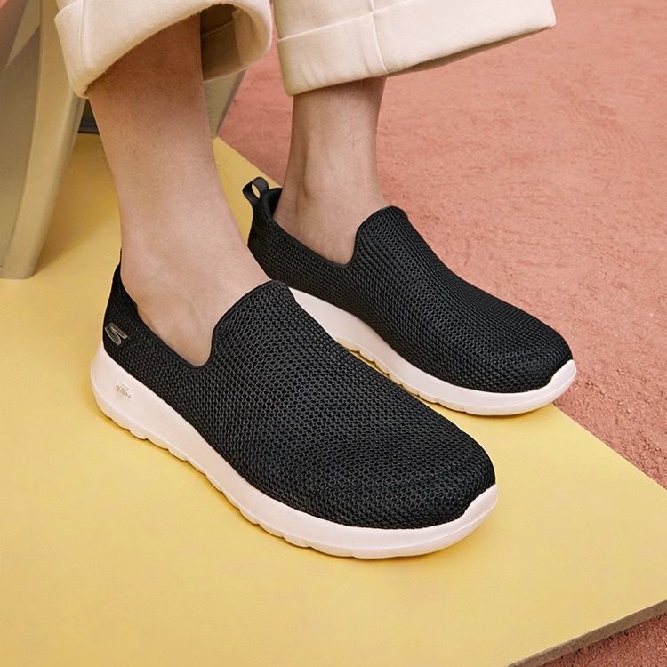 斯凯奇男女健步鞋子一脚蹬易穿脱女舒适透气老人鞋运动鞋网面软底,淘宝优惠券,粉丝福利购,淘宝优惠卷
