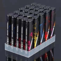 Disposable lighter 10 only for common home supermarket windproof lighter Fireworks Double Jedi (windproof)