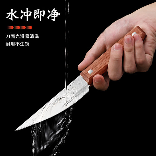 十八子作剔骨刀杀猪专用刀具剥皮放血尖刀屠夫商用宰猪牛羊分割刀 - 图2