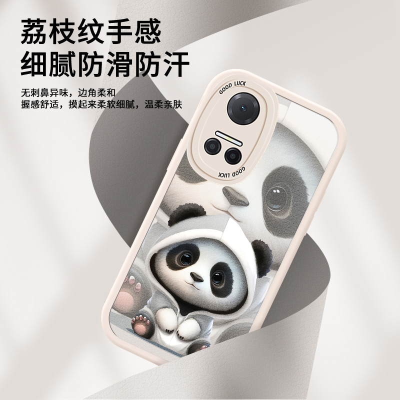 熊猫适用华为荣耀Play8t的手机壳HonorPlay7TPro小羊皮Paly6T可爱pay6C卡通全包Pro防摔tpor硅胶piay保护套女-图2