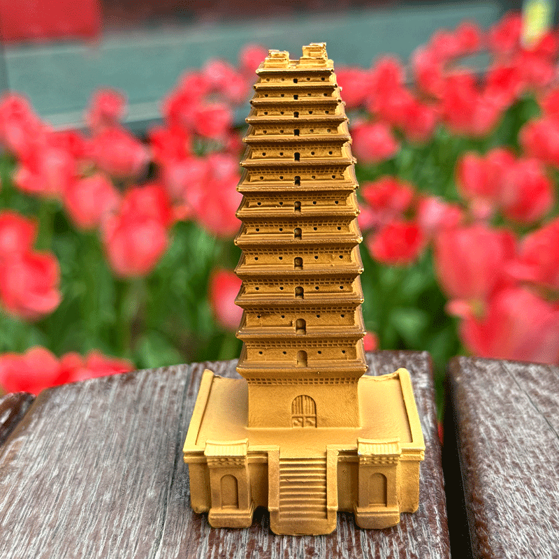 西安博物院小雁塔夜灯磁吸冰箱贴西安文创礼物旅游创意生日礼物