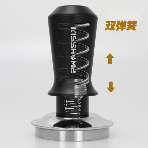57mm咖啡布粉器Lelit压粉锤57.5mm压粉座意式咖啡机配件器具通用 - 图0