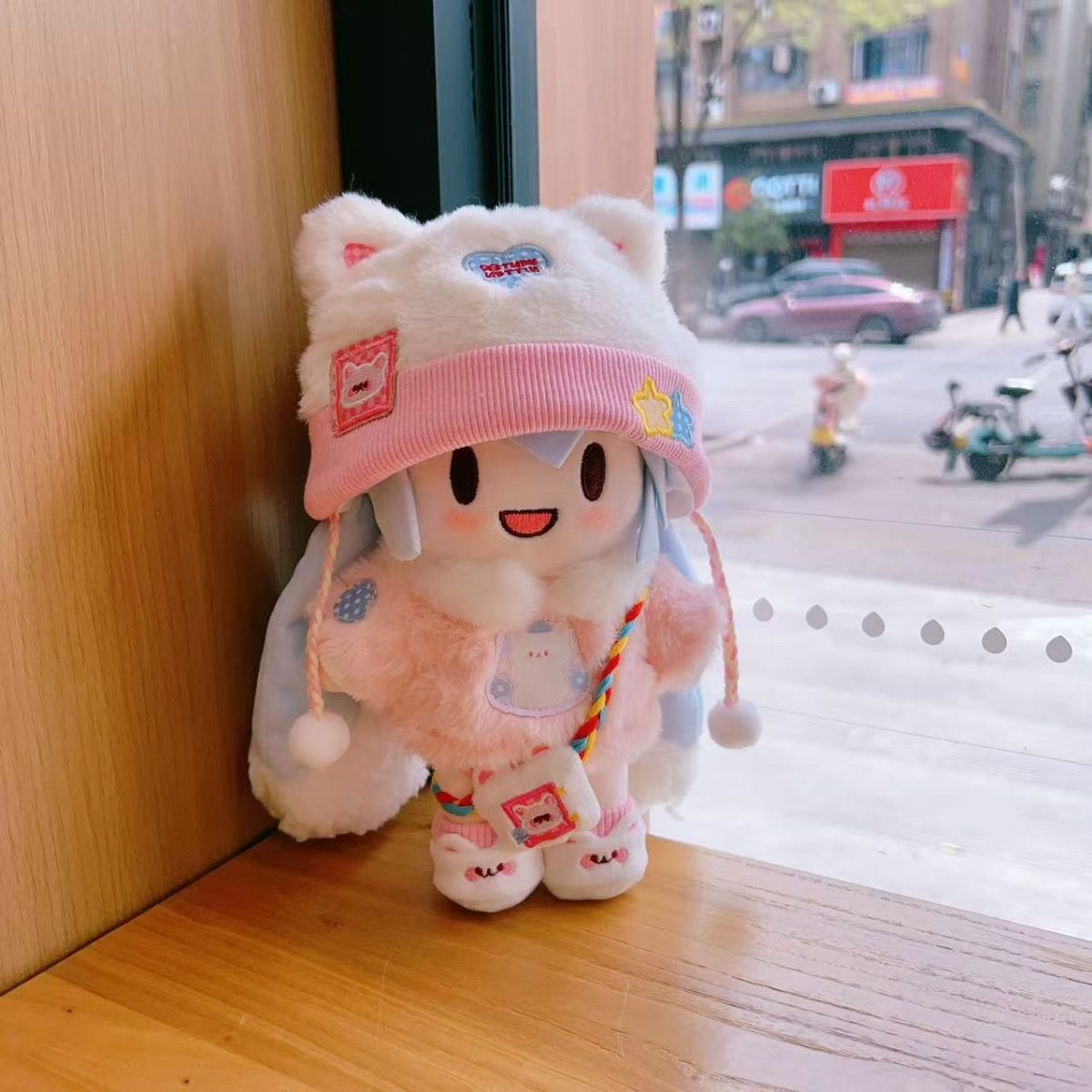 初音未来棉花娃娃miku毛绒fufu公仔套装女生女孩生日礼物小玩偶 - 图2