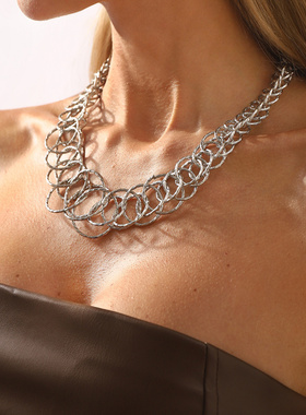 B3425跨境时尚简约choker项圈颈