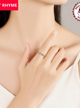 跨境直供S925纯银小众个性可爱萌