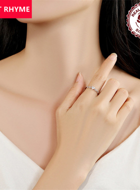 跨境批发925纯银简约大气无限爱