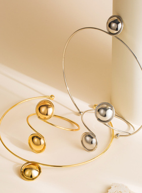 欧美高级感圆球套装简约设计感项