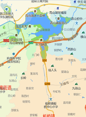 杭州市临安区地图2023年行政区划市区主城区街道交通地图图片素材