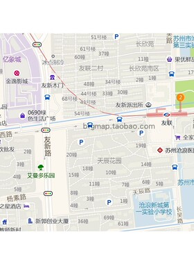 苏州市姑苏区吴门桥街道地图2025年路线2025年区县区域划分贴图