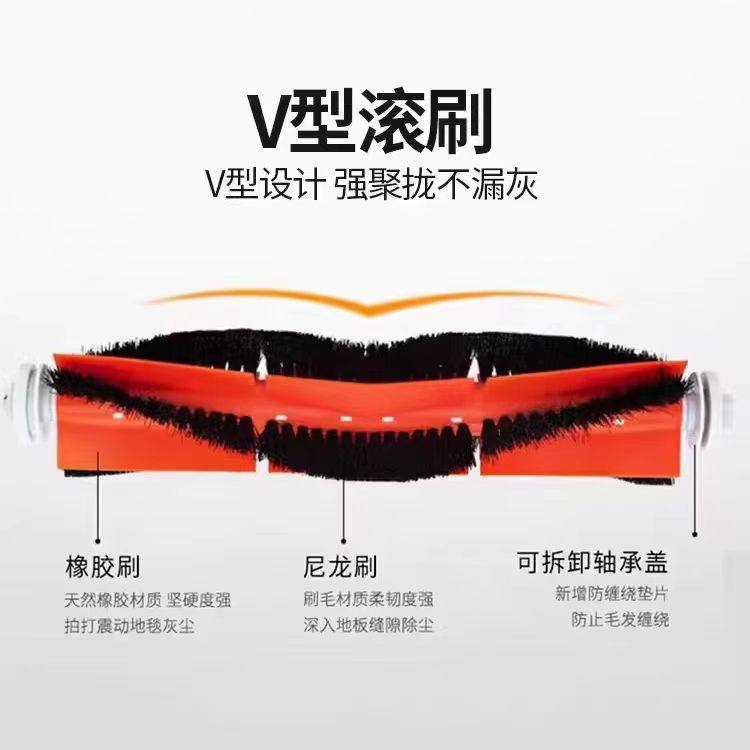适用于小米米家扫地机器一代1s配件SDJQR01RR 03RR滤网尘盒主边刷,淘宝优惠券,粉丝福利购,淘宝优惠卷