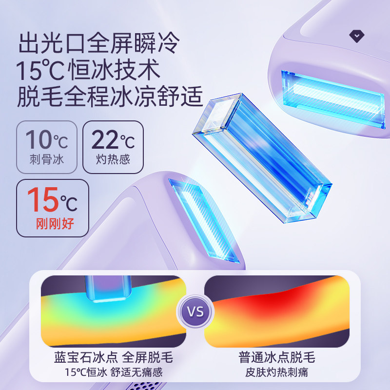 koli红光波冰点脱毛仪器专用剃毛机 koli个人护理脱毛仪器