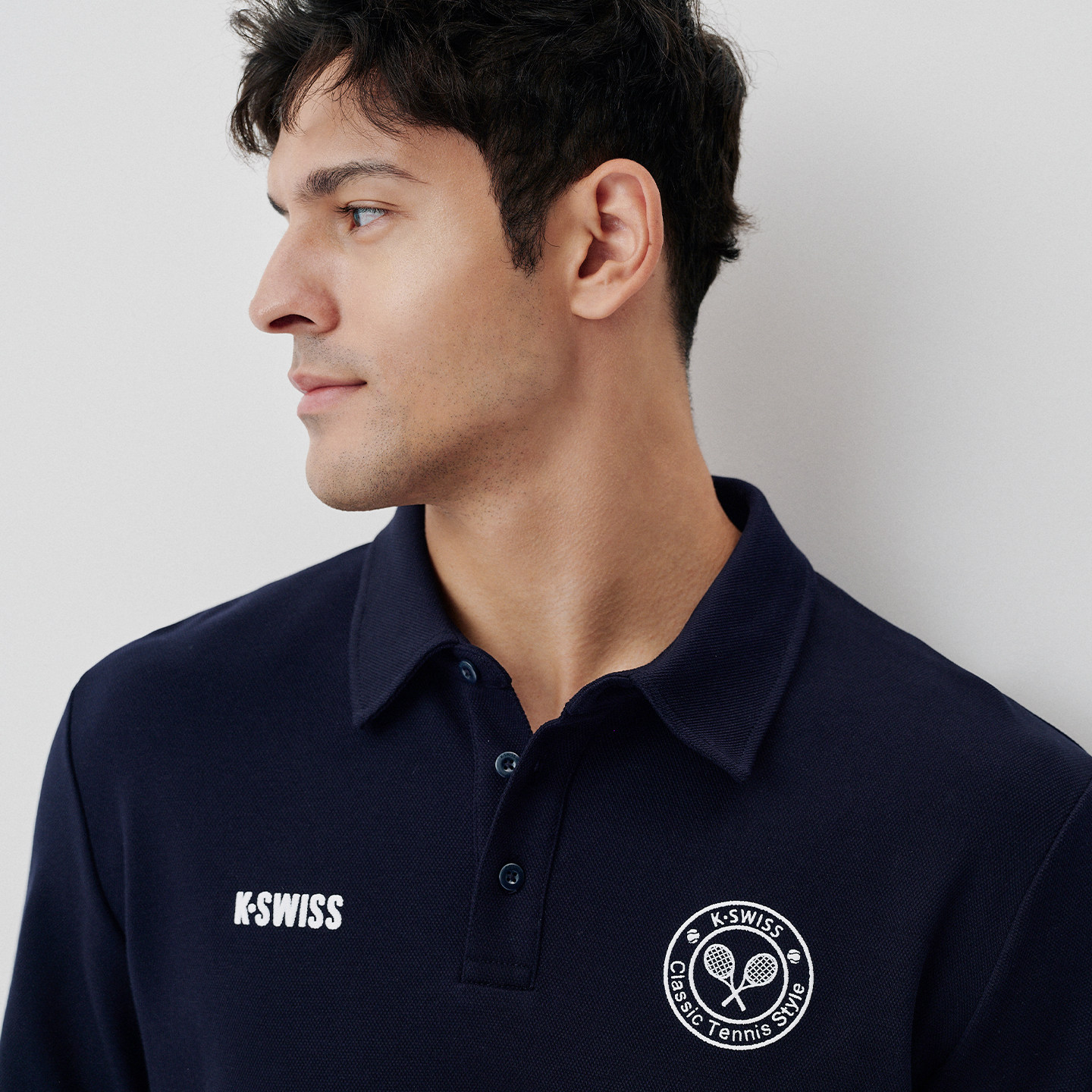 KSWISS盖世威男POLO衫 新款休闲百搭时尚运动长袖上衣T恤1012041,淘宝优惠券,粉丝福利购,淘宝优惠卷