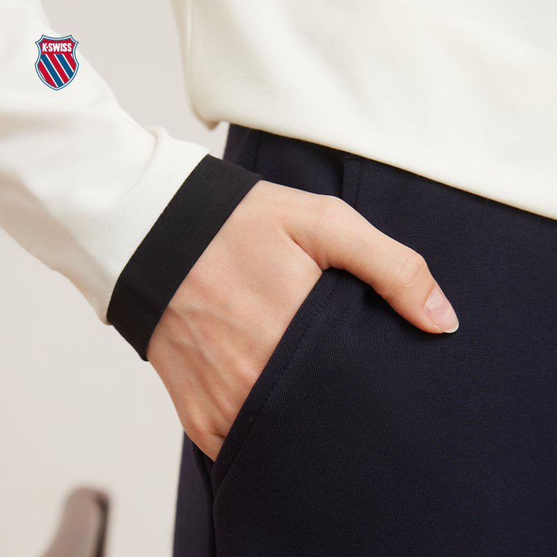 KSWISS盖世威运动裤女装 春季 时尚经典舒适百搭针织长裤 199900 - 图2