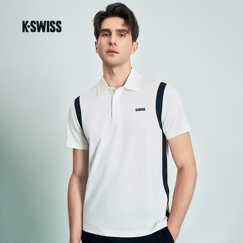 KSWISS盖世威男POLO衫 新款舒适运动潮流短袖T恤网球服1011628,淘宝优惠券,粉丝福利购,淘宝优惠卷