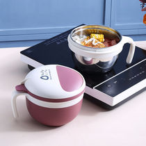 New Products Heating Insulated Lunch Box Double 304 Stainless Steel Work Group Portable Hot Meal Theyware Student 304 No