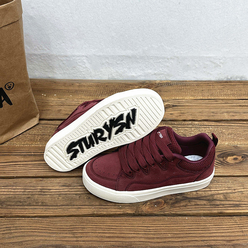 白枣红轻便百搭小众原创德训板鞋ins潮2026春季新款学生休闲鞋女,淘宝优惠券,粉丝福利购,淘宝优惠卷