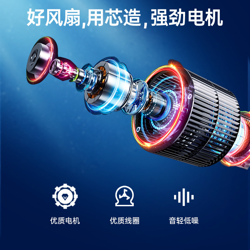 奥克斯壁扇挂壁式家用大风力挂墙扇 奥克斯信旭诚电风扇