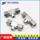 Stainless steel pressure gauge tee high pressure spray joint
