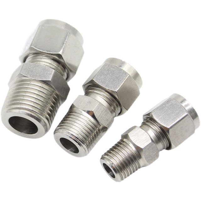 304316 stainless steel clamp straight through terminal