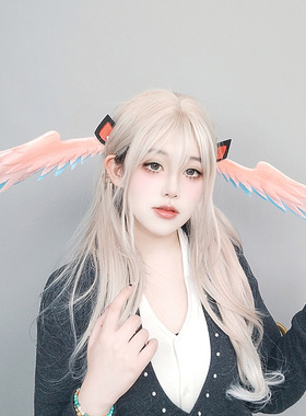 莉奈娅耳羽头饰漫展天使cos道 具原神妖精莉奈娅天使翅膀配饰