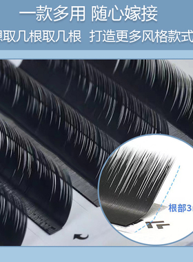仙潇潇LC型睫毛嫁接单根