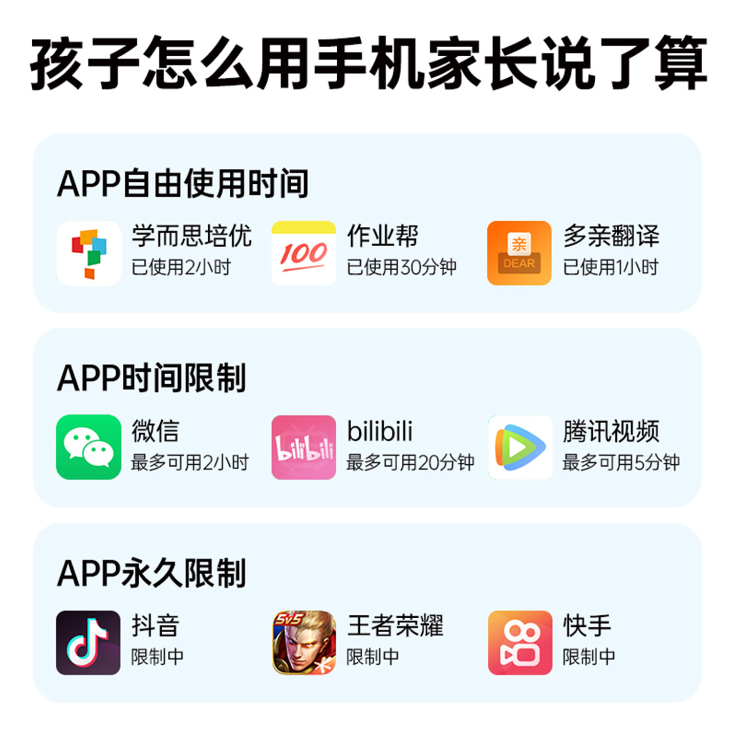 多亲手机C23儿童学生手机专用戒网瘾双卡双待老年老人智能手机微信抖音钉钉初中高中生家长远程管控大屏备用