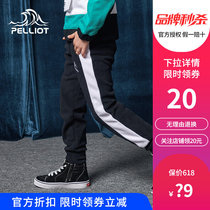 Burhi and outdoor children catch suede pants thin 2019 new spring autumn boy girl breathable grip suede liner pants