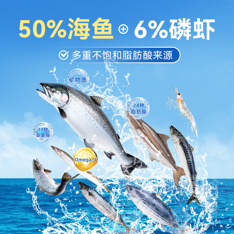 星宴低温烘焙营养高蛋白鱼肉猫粮全价成猫幼猫小猫蓝猫布偶猫专用 - 图1