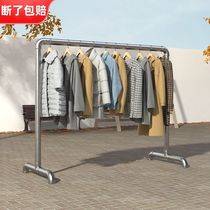 Simple clothes hanger floor folding balcony sunburn clothes rack Home bedroom home clotheshorse cool clothes hanger hanging hanger